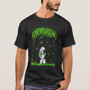 Camiseta Sheepadoodle Dog Irish Green Shamrock C St Patrick