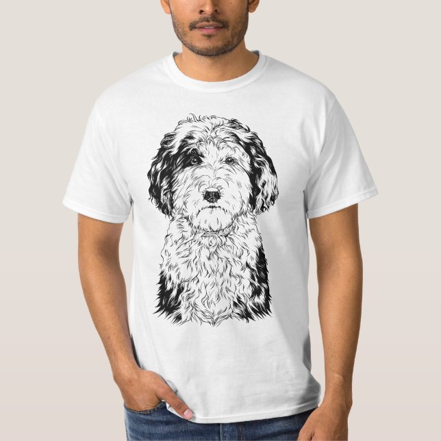 Camiseta Sheepadoodle Dog Mom Dog Lover  (Anverso)