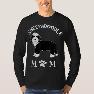 Camiseta Sheepadoodle Mom Puppy Mascota Animal Perro Lover