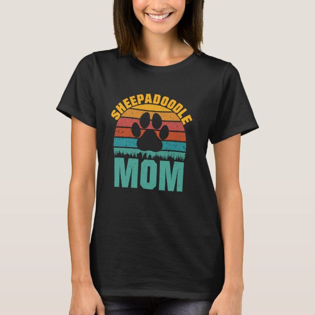 Camiseta Sheepadoodle Mom Sheepadoodle (Anverso)