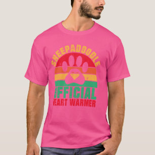 Camiseta Sheepadoodle Official Heart Warmer Sheepadoodle