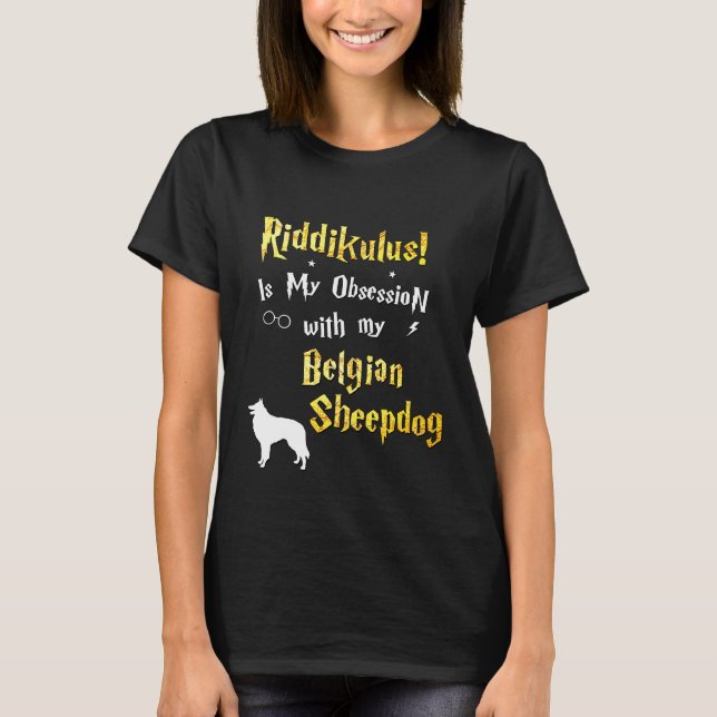 Camiseta Sheepdog belga Riddikulus (Anverso)