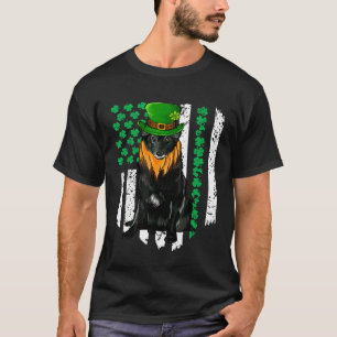 Camiseta Sheepdog Belga St Patricks Day Irish American Fl