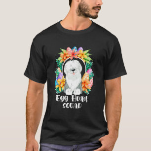 Camiseta Sheepdog Happy Easter Day Egg Hunt 1