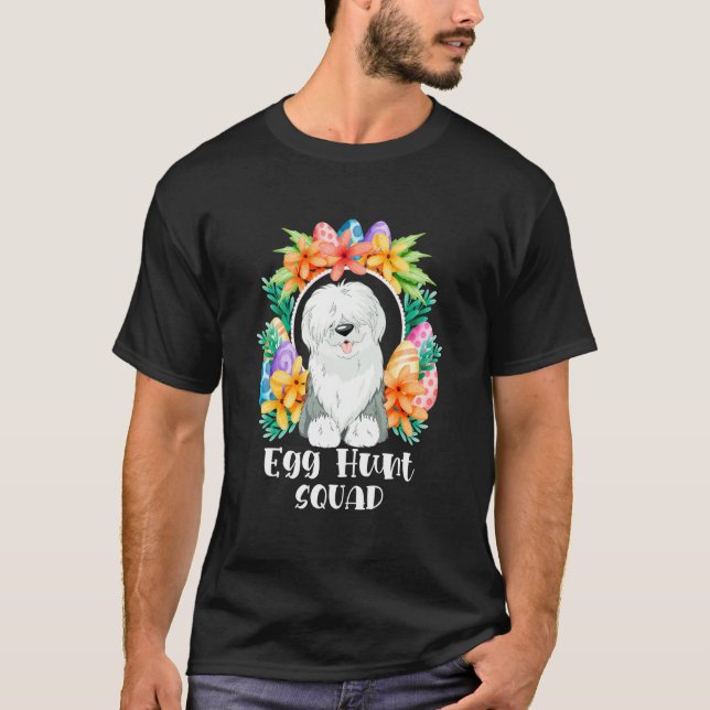 Camiseta Sheepdog Happy Easter Day Egg Hunt 1 (Anverso)