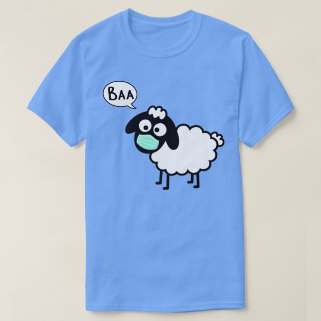 Camiseta Sheeple follow me just not too close cute funny sh (Diseño del anverso)