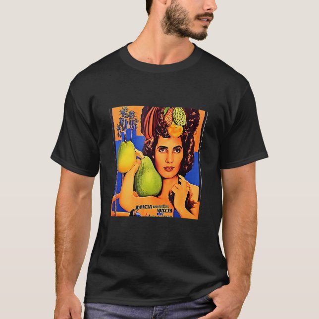 Camiseta Sheila La Dama Con El Mayor Retro De Frutas Artwo (Anverso)