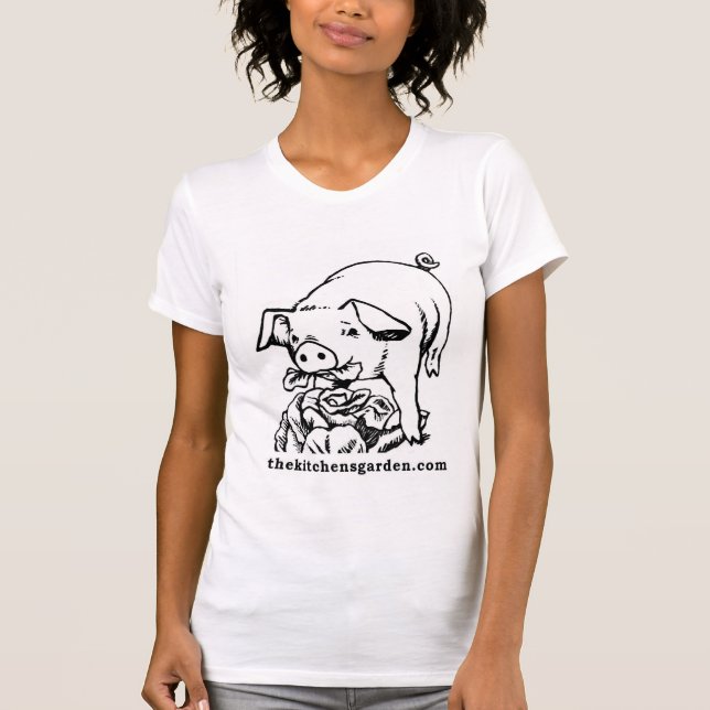 Camiseta - Sheila, mi cerdo gordo grande (Anverso)
