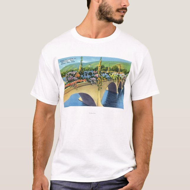 Camiseta Shelburne baja puente de flores (Anverso)