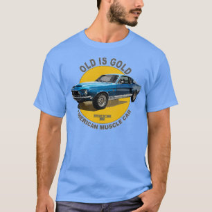 Camiseta Shelby 500 American Muscle 60s 70s Old is Gold