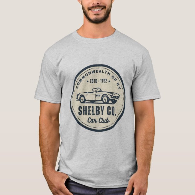 Camiseta Shelby Co. Car Club (Anverso)
