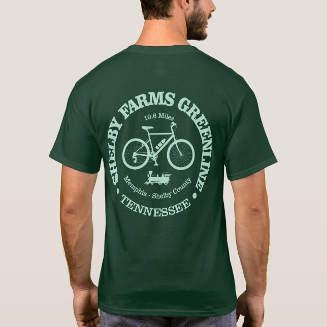 Camiseta Shelby Farms Greenline (ciclismo) (Reverso)