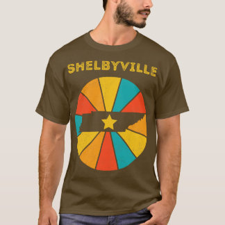 Camiseta Shelbyville Tennessee Vintage Distresage Souvenir