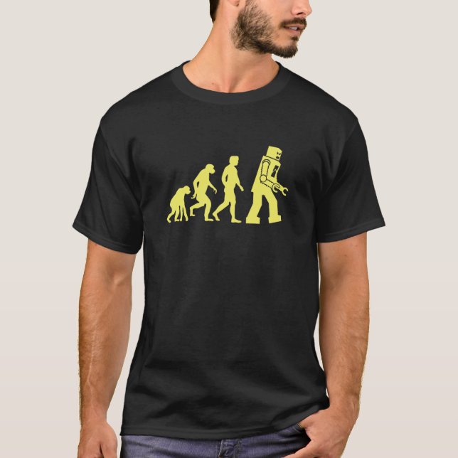 Camiseta Sheldon Robot Evolution Classic (Anverso)
