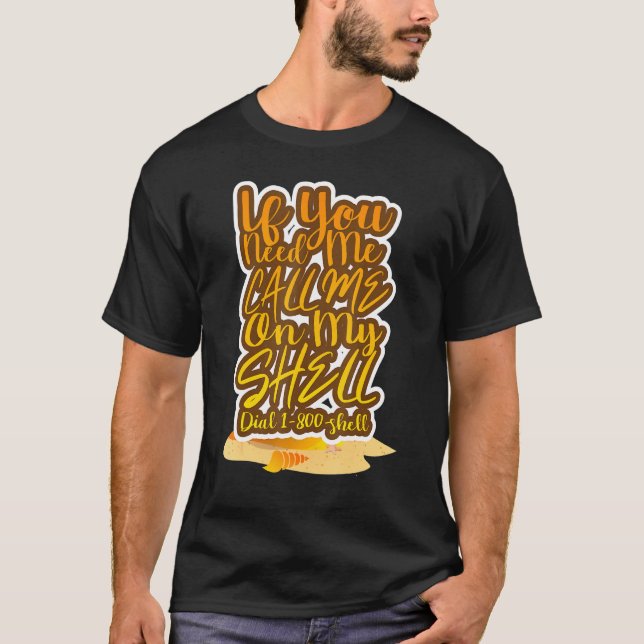 Camiseta Shell Beach Vacation Essentials (Anverso)