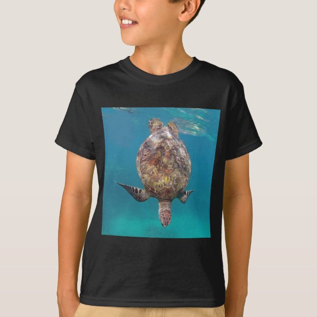 Camiseta Shell de tortuga de Hawái (Anverso)