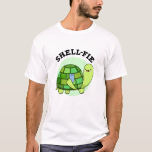 Camiseta Shell-fie Funny Tortoise Selfie Pun