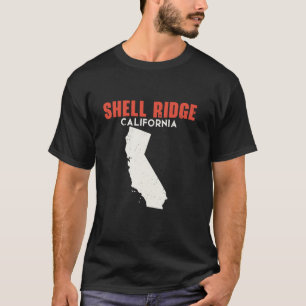 Camiseta Shell Ridge California EE.UU. America Travel Ca