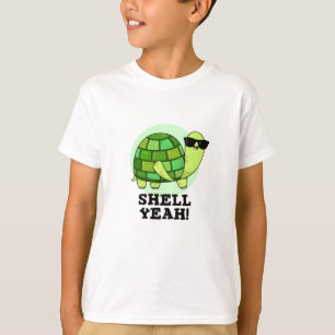 Camiseta Shell Yeah Funny Tortoise Pun