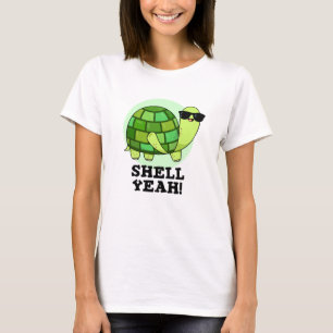 Camiseta Shell Yeah Funny Tortoise Pun