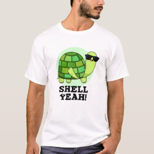 Camiseta Shell Yeah Funny Tortoise Pun