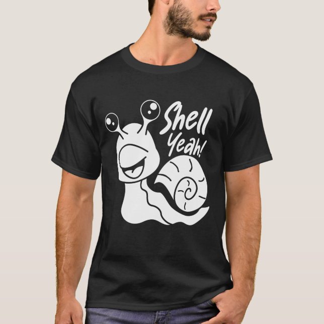 Camiseta Shell Yeah - Snail Lover (Anverso)