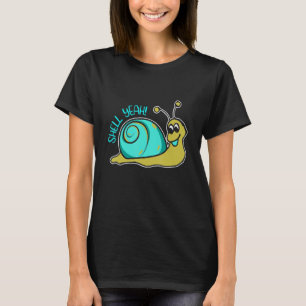 Camiseta Shell Yeah Snail Pun Snail Farming Heliciculture