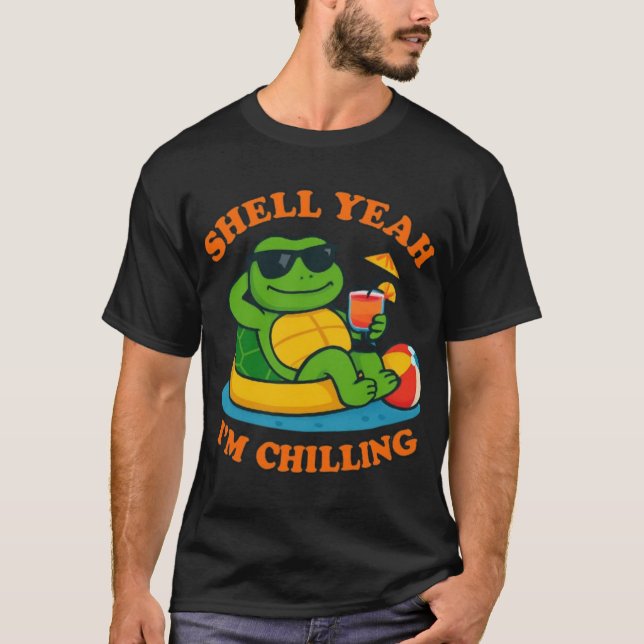 Camiseta Shell Yeah Turtle Tee (Anverso)