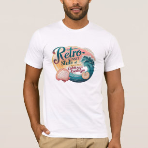 Camiseta ¡Shell Yeah! Vibes Retro Sunset - Rays Catch