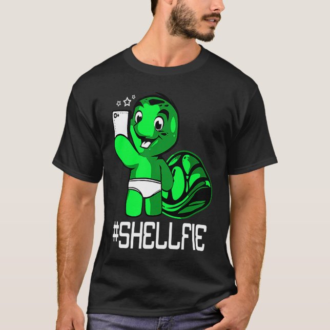 Camiseta Shellfie de tortuga marina (Anverso)