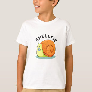 Camiseta Shellfie Funny Snail Selfie Pun