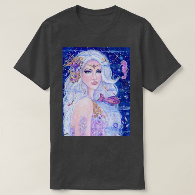 Camiseta Shellina con caballito de mar de Renee Lavoie (Diseño del anverso)