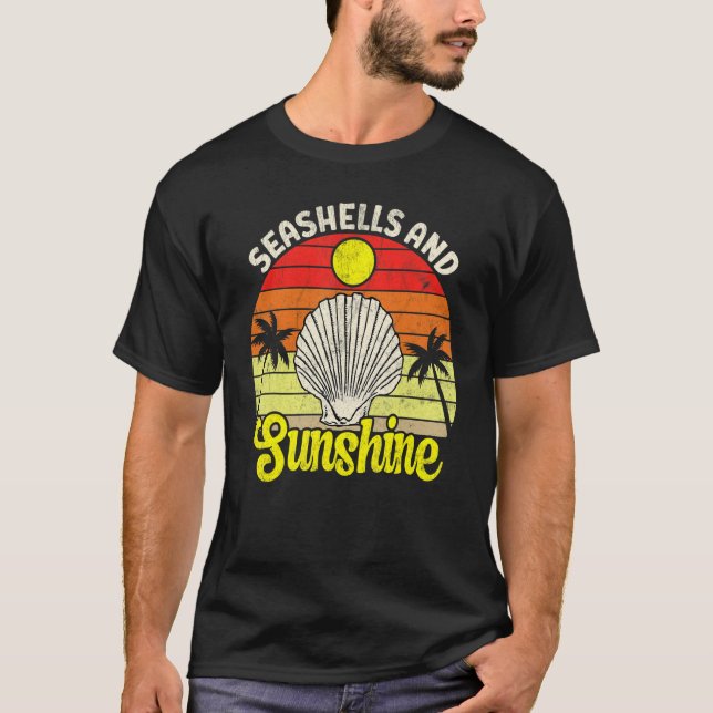 Camiseta Shelling & Beachcombing Shell Hunter  Seashell Col (Anverso)