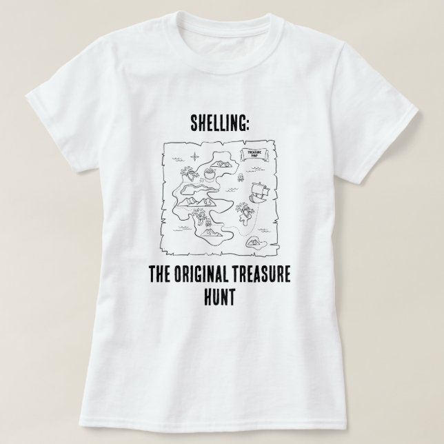 Camiseta Shelling: The Original Treasure Hunt – Women’s Tee (Diseño del anverso)