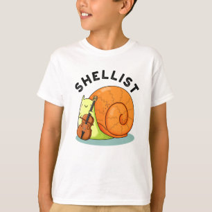 Camiseta Shellist Funny Snny Cello Pun