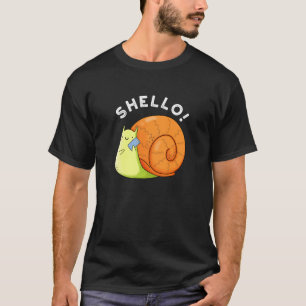 Camiseta Shello Funny Snny Cellphone Pun Dark BG