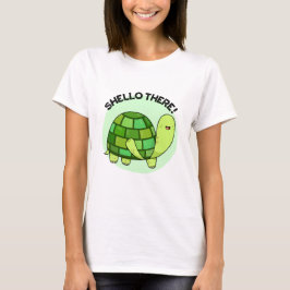 Camiseta Shello There Funny Tortoise Pun