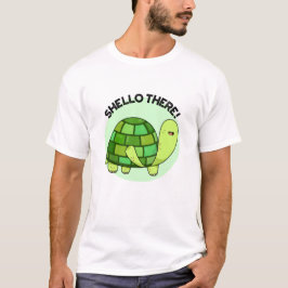 Camiseta Shello There Funny Tortoise Pun