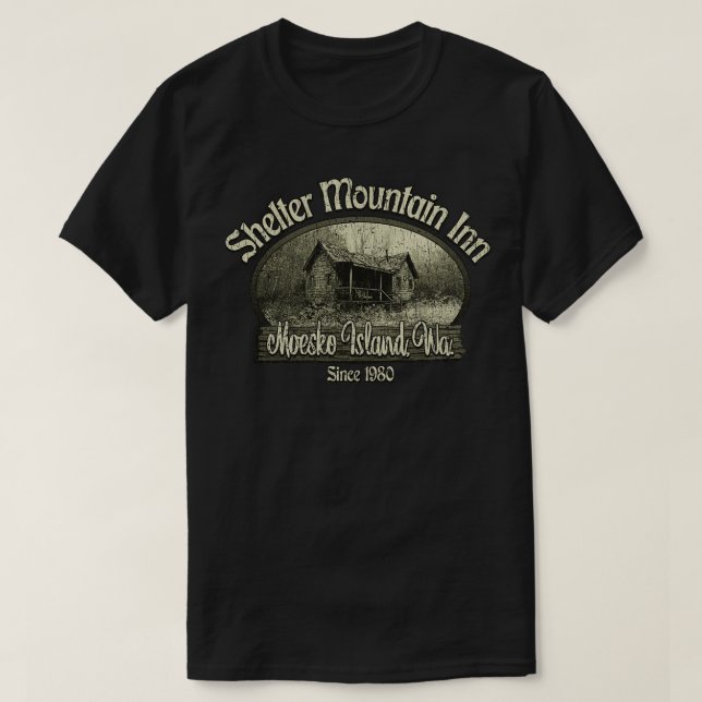 Camiseta Shelter Mountain Inn 1980 (Diseño del anverso)