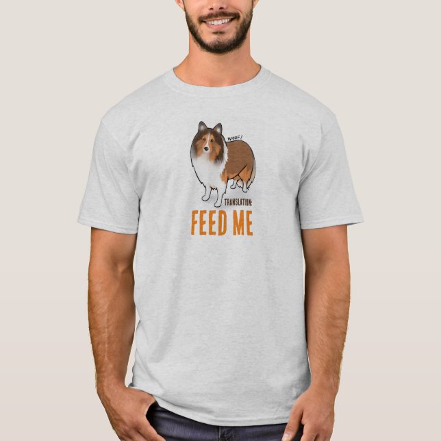 Camiseta Sheltie (Anverso)