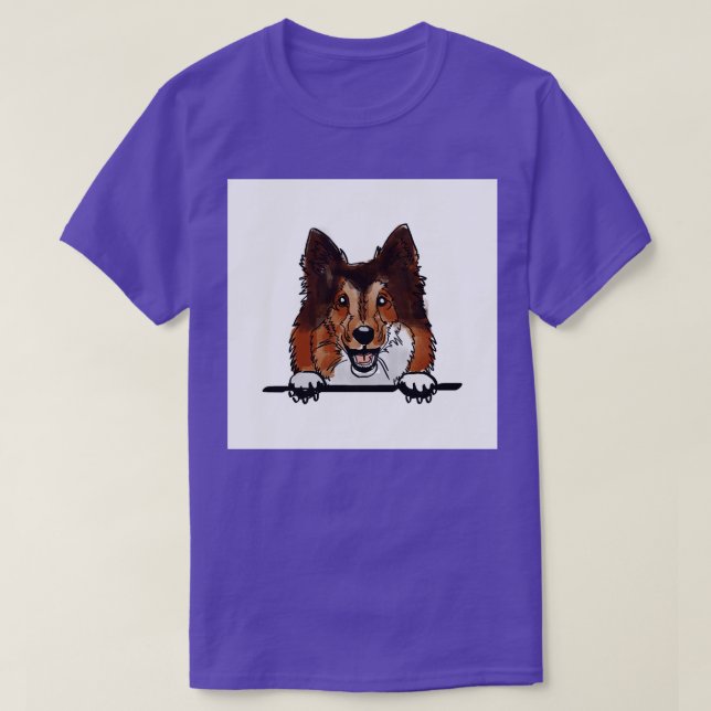 Camiseta Sheltie (Diseño del anverso)