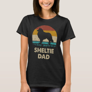 Camiseta Sheltie Dad Para Hombres Sheltie Dog Vintage