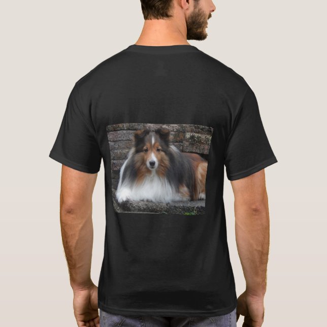 Camiseta Sheltie de dos lados (Reverso)