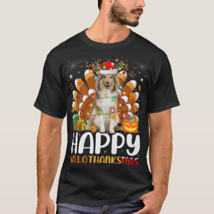 Camiseta Sheltie Dog Lover Navidades de Halloween Happy Hal
