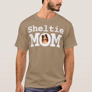 Camiseta Sheltie Mom Cute Shetland Sheepdog