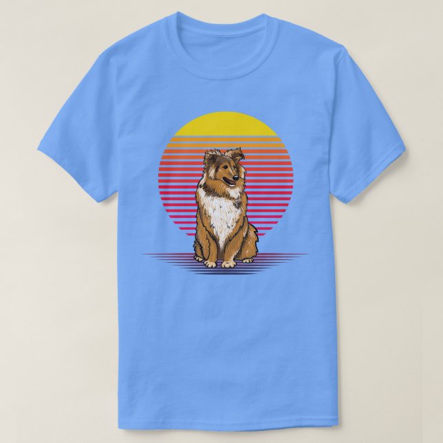 Camiseta Sheltie Vapor (Diseño del anverso)