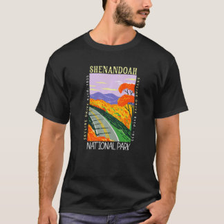 Camiseta Shenandoah National Park Skyline Drive