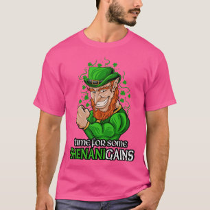 Camiseta Shenanieves Gracioso Día St Paddys Gym Levantamien