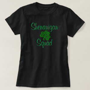 Camiseta Shenanigan Squad Shamrock Bar Fiesta Mujer