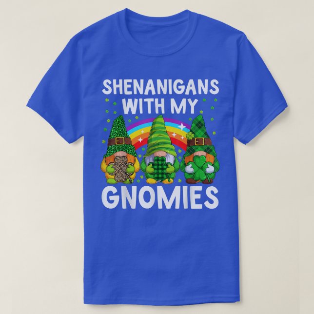 Camiseta Shenanigans con mi Gnomies St Patricks Day Gnome (Diseño del anverso)